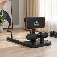 STILVORA 3-in-1 Squat Machine with Hip Thrust Bench & Push Up Stand, Black