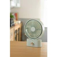 BRUNO Swing Desk Fan - Portable Power with Adjustable Breeze in Green
