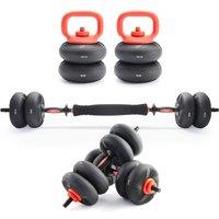 Phoenix Fitness 3-in-1 Multi-Function Weight Set in Black | Size: 20kg