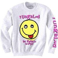 Yungblud Raver Smile Sweatshirt in White | Size: XL