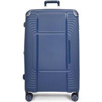 House of Leather Expandable Lightweight Hard Shell Suitcase HOL-1107 in Blue | Size: Large