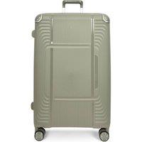 House of Leather Expandable Lightweight Hard Shell Suitcase HOL-1107 in Green | Size: Large