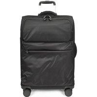 House of Leather Lightweight Soft Shell USB Travel Suitcase HOL-K71 in Black | Size: Medium
