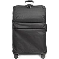 House of Leather Lightweight Soft Shell USB Travel Suitcase HOL-K71 in Black | Size: Large