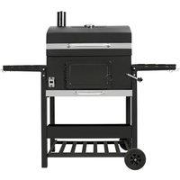 Monstershop XL BBQ Smoker Grill in Black