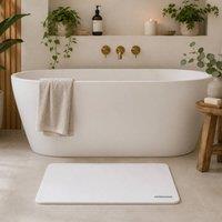 Misona Large Diatomite Stone Bath Mat 50 x 80cm in Off-White