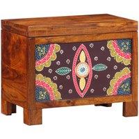 Berkfield Home Storage Box Honey Brown 50x30x40 cm Solid Wood Acacia | Size: 50 x 30 x 40 cm