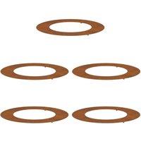 Berkfield Home Corten Steel Planter Corten steel Large Decorative Inlays