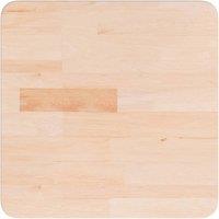 Berkfield Home Square Table Top 40x40x1.5 cm Untreated Solid Wood Oak in Natural