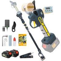 Prunarbo Powerful Cordless Pole Pruner 50mm Cutting Capacity in Black