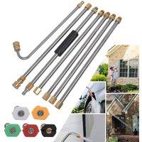 FLAVORA Pressure Washer Extension Wand Set in Silver | Size: 0.6m2