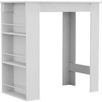 PAWNORA 3 Tier Dining Bar Kitchen Island Table white