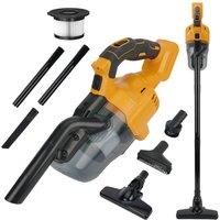 Kelvenix Vacuum Cleaner Cordless Hoover Upright Lightweigh in Yellow | Size: 0.6m2
