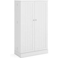 Kelvenix Freestanding Buffet Cupboard Sideboard in White