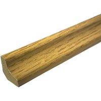 Vinyl Flooring UK Scotia Beading Harlech Oak Waterproof (2.4m Length) Pack of 5 in Brown