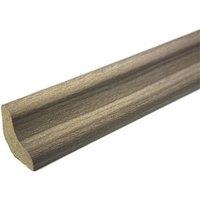 Vinyl Flooring UK Scotia Beading Catalonia Oak Waterproof (2.4m Length) Pack of 10 in Brown
