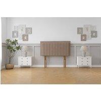 Sloomy Pemberton Naples 26 Strutted Headboard in Light Brown | Size: Double
