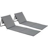 tectake Beach Mat - Set Of 2 Mina | Size: 1 Seater