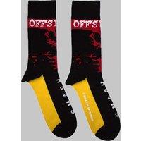 Offspring Smash Band Logo Ankle Socks in Black