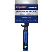 SupaDec Emulsion Flat Paint Brush in Black