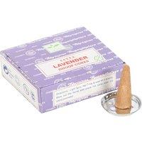 Satya Lavender Incense Cones (Pack of 12) in Brown