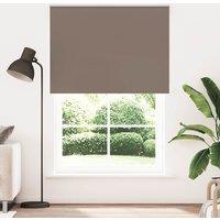 Berkfield Home Roller Blind Blackout Coffee 165x230 cm Fabric Width 161.6 cm Polyester in Brown