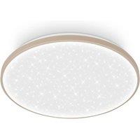 BRILONER Beige 60W Neutral White 3 Step Dimmable Star Effect LED Ceiling Light