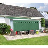 Primrose Awnings Dropdown Green Valance 1m Drop | Size: 4m