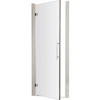 Balterley Sonic 900mm Hinged Shower Door & 8mm Glass, Easyfit - Chrome in Silver