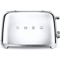 Smeg TSF01 Retro 2 Slice Toaster in Silver