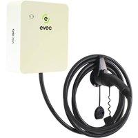 EVEC vecGO 2.0 7.4kW EV Charger, Single Phase, Tethered, Cream VEC03-N