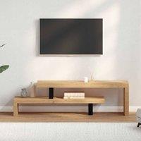 Berkfield Home TV Stand Solid Mango Wood in Brown
