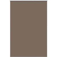 Berkfield Home Roller Blind Blackout Coffee 165x230 cm Fabric Width 161.6 cm Pol in Brown
