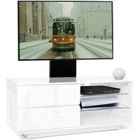 Centurion Supports GALLUS TV Cabinet for up to 55 Flat Screen TV Unit With Mounting Arm in White