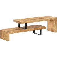 Berkfield Home TV Stand Solid Mango Wood in Brown