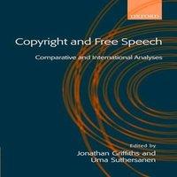 Oxford University Press Copyright & Free Speech: Comparative & International Analyses