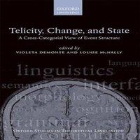 Oxford University Press Telicity, Change, & State: A Cross-Categorial View of Event