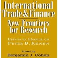 Cambridge University Press International Trade & Finance: New Frontiers for Research