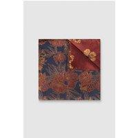 Antique Rogue Men's Floral Pocket Square in Navy