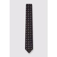 Ted Baker Men's Paisley Tie in Chocolate