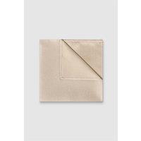 Antique Rogue Men's Textured Pocket Square in Light Beige