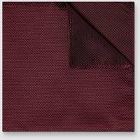 Antique Rogue Men's Textured Pocket Square in Burgundy