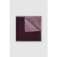 Ted Baker Men's Plain Pocket Square in Wine