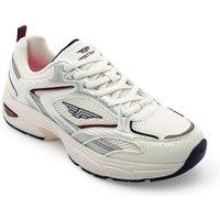 STYLEWISE Women's RetroFlex Lightweight Mesh Dad Trainer in White | Size: 5