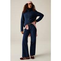 Regatta Women's Cosy Frankie Borg Full Zip Fleece in Navy | Size: 16