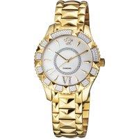 GV2 Women's Venice, Swiss Quartz Watch, White MOP Dial, 316L Stainless Steel, & Sapphire Crystal in Gold