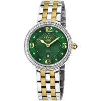GV2 Women's Verona, Swiss Quartz Watch, Green MOP Dial, 316L Stainless Steel, & Sapphire Crystal