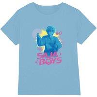 KPop Demon Hunters Sajas Soda Pop Baby Kids T-Shirt, Light Blue | Size: 5-6 Years