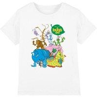 Disney A Bug'S Life Bugs Group Pose Kids T-Shirt, White | Size: 5-6 Years