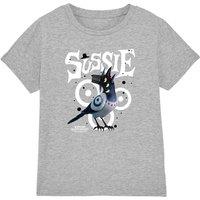 KPop Demon Hunters Sussie The Bird Kids T-Shirt, Athletic Heather in Grey | Size: 5-6 Years
